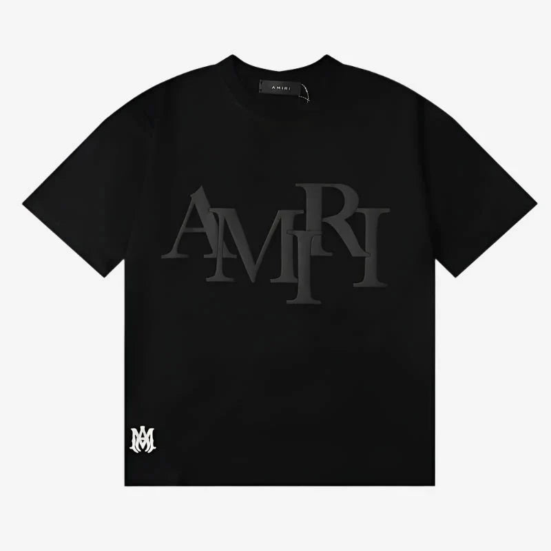 "Miri-STAGGERED LOGO" T-SHIRT