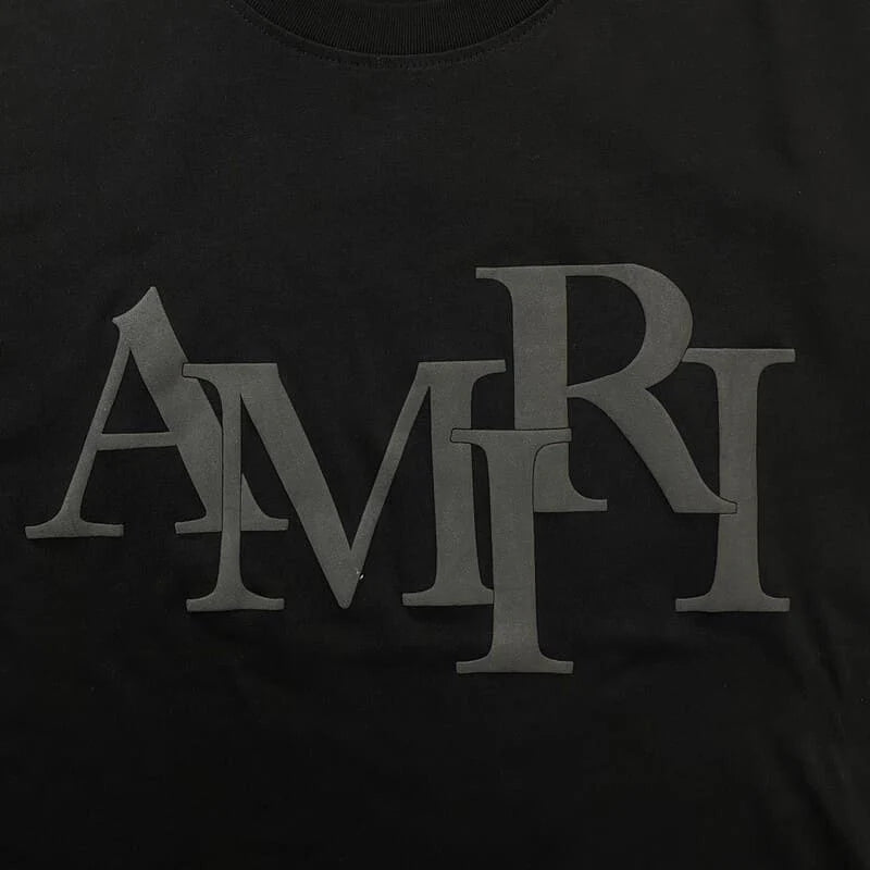 "Miri-STAGGERED LOGO" T-SHIRT