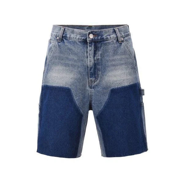 Belleza Blue Carpenter Shorts