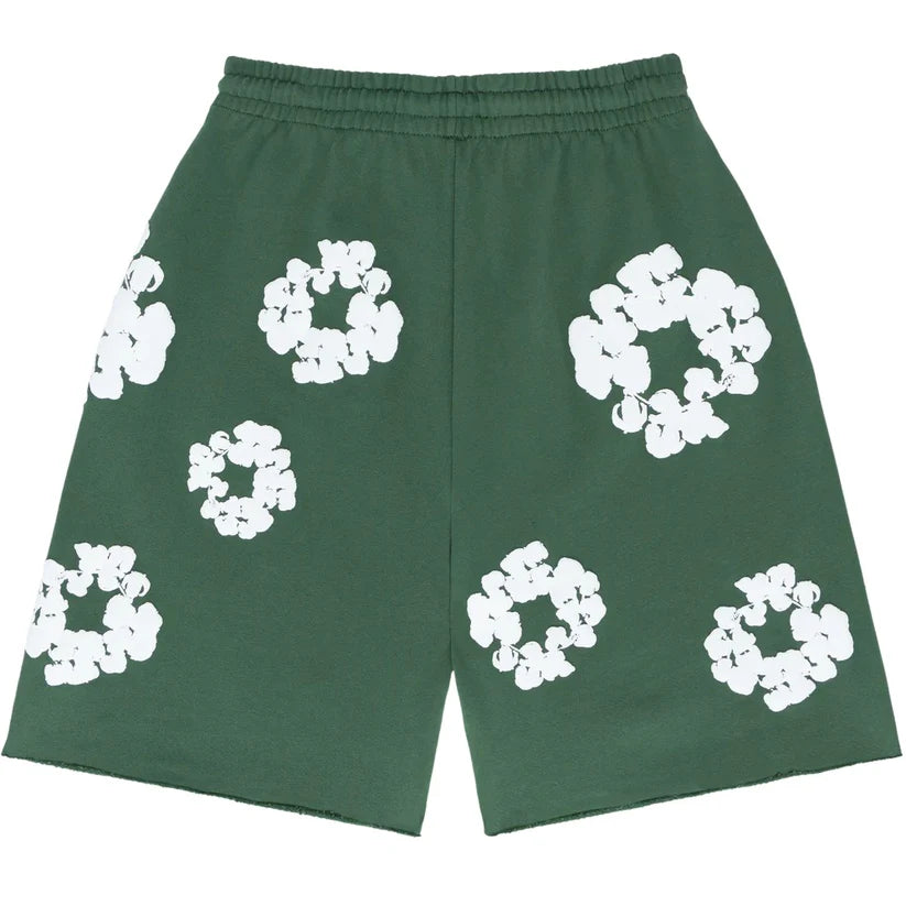 "Flower Shorts" Green
