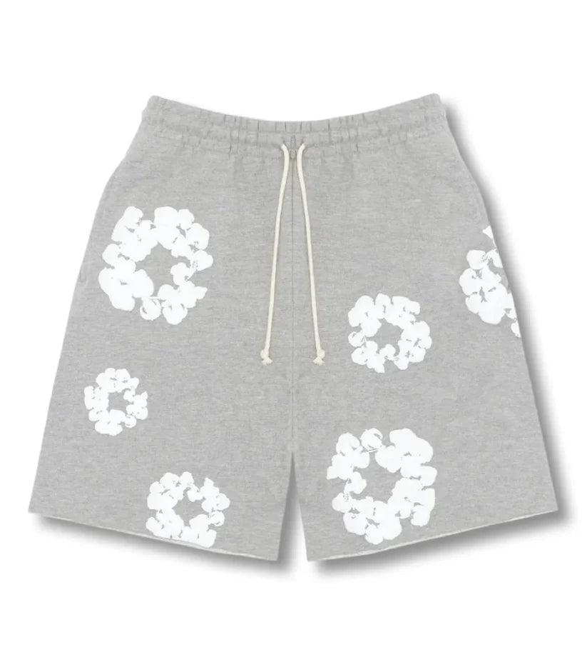 "Flower Shorts" Grey