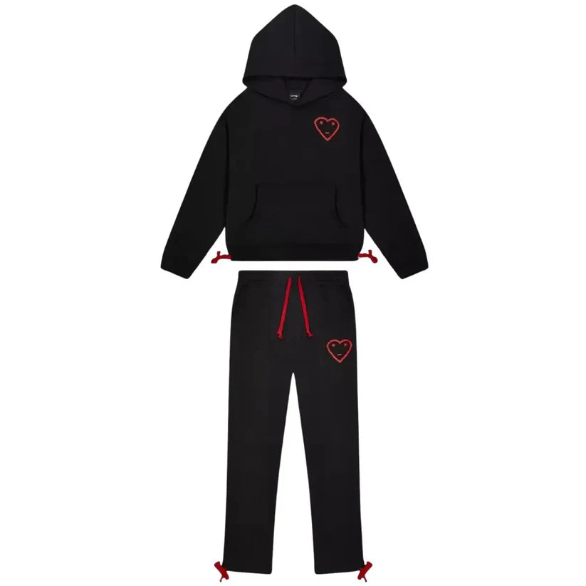 "Sicko-Tracksuit" Black and Red