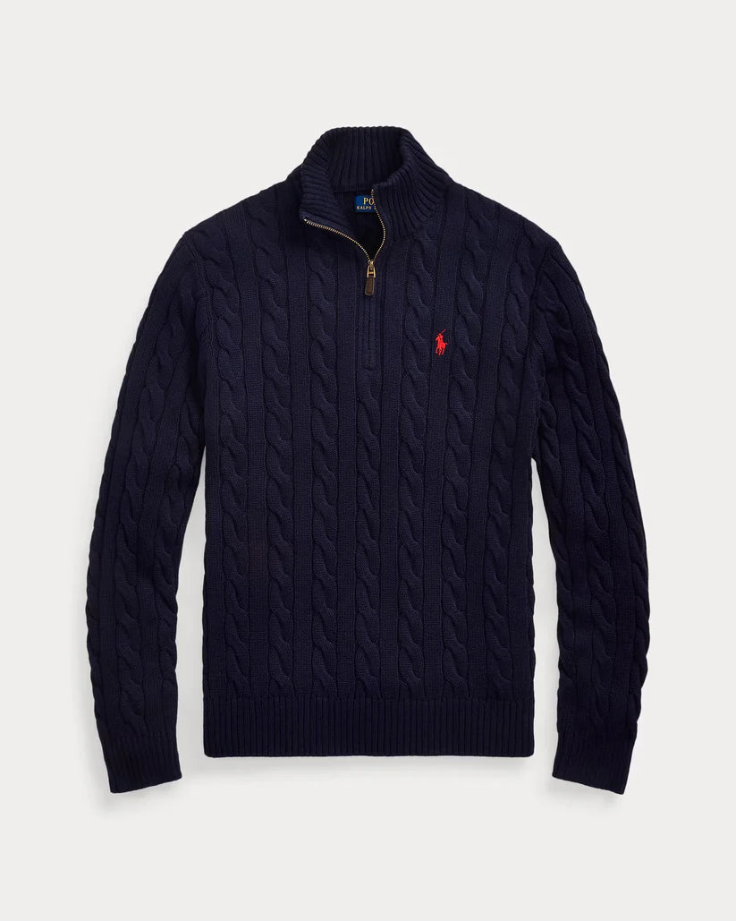 "RL" Knit Halfzip